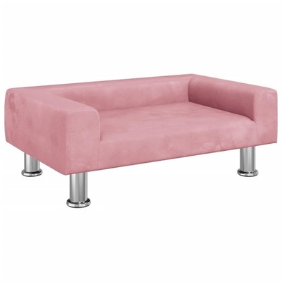 vidaXL Sofa dla dzieci, różowa, 70x45x26,5 cm,