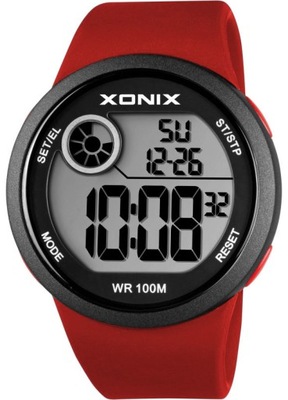 Uniwersalny Młodzieżowy Zegarek XONIX Czytelny LCD
