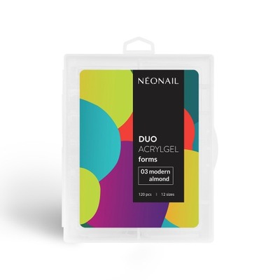 NEONAIL Formy Duo AcrylGel do przedłużania paznokci - Migdał Współczesny 03