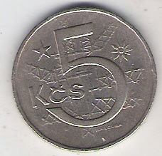 Czechosłowacja 5 koron 1966