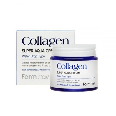 FarmStay Collagen Super Aqua Cream kolagenowy krem intensywnie nawadniaj P1