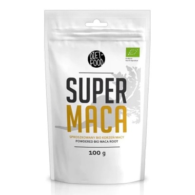 DIET-FOOD Super Maca Bio sproszkowany korzeń 100 g