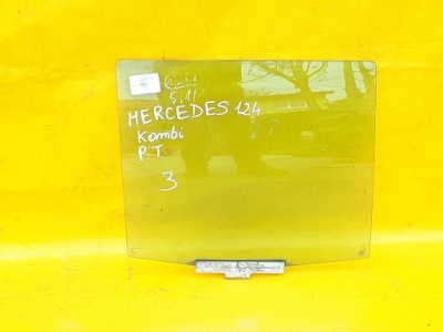 Скло двері правий задня mercedes 124 kombi 84-97r фото №1