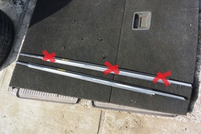 Молдинг уплотнитель правая перед задняя хром mazda cx9 фото №1