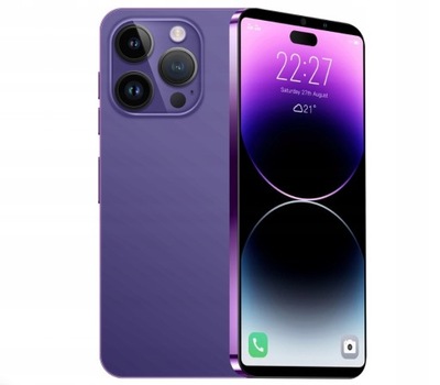 I14 Pro MAX 6,7-purpura 16GB i 1T Smartfony