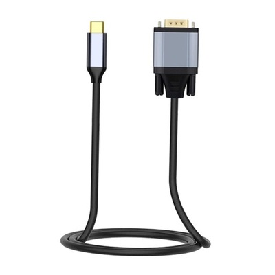 Kabel USB C na VGA Konwerter typu Plug and Play 1080P