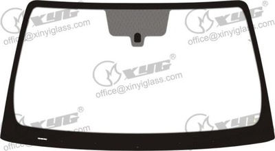 Стекло лобовое nissan navara d40 2005-2014 / pathfinder r51 2005-2012 фото №1