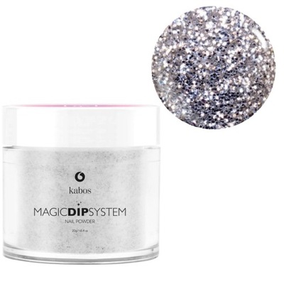KABOS PUDER MANICURE TYTANOWY SPARKLE SILVER 17