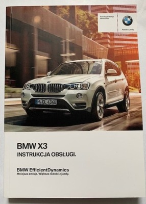 BMW X3 F25 POLSKA MANUAL MANTENIMIENTO 2014-2017  