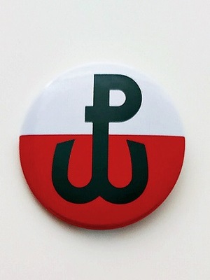 Przypinka PW - Polska Walcząca 56mm