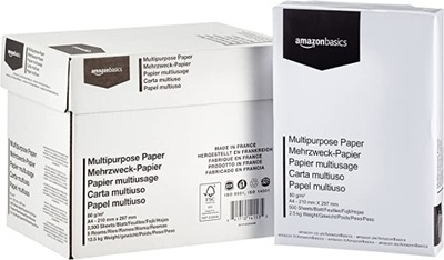 Papier biurowy Amazon basics format A4 80g 2500 arkuszy