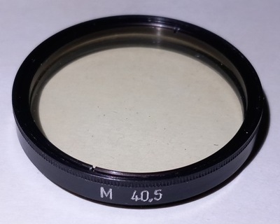 Filtr jasnożółty M 40,5, pudełko