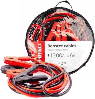 AMIO POTENTE CABLES ACCIONAMIENTO DE ARRANQUE PARA BATERÍA COCHE MICROBÚS 1200A 6M  