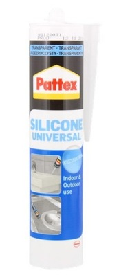 Silikon bezbarwny 280ml uniwersalny wodoodporny pattex szpary