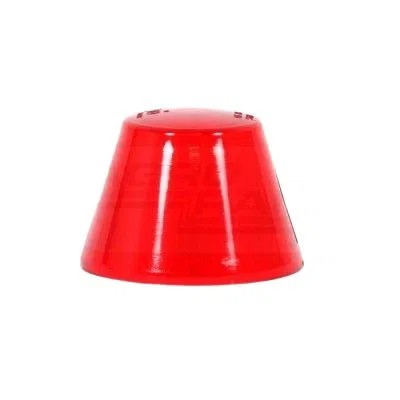 Klosz lampy czerwony wysoki 22, WE93 WAŚ