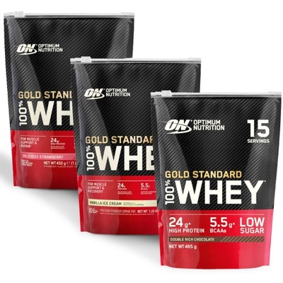 Optimum Nutrition Gold Standard Whey 100% 3x450g