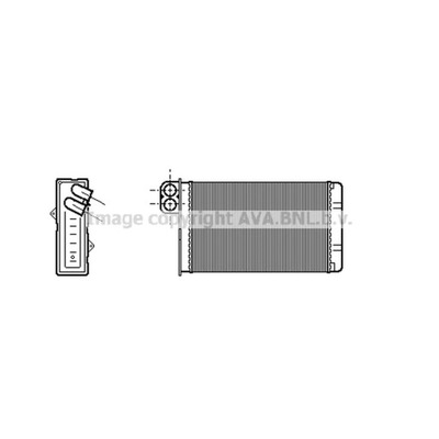 ОБМЕННИК ТЕПЛА, ОБОГРЕВАТЕЛЬ САЛОНА AVA QUALITY COOLING PE6233