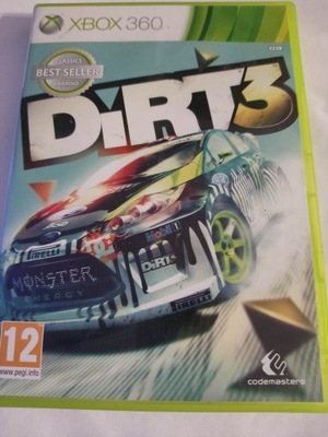 XBOX DIRT 3 WYŚCIGI COLIN SPEED FORZA 360 GRA X360