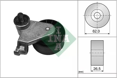 INA 531 0171 10 ROLLO NAPINACZA, CORREA DISTRIBUCIÓN  