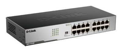 SWITCH NIEZARZĄDZALNY16-PORTOWY GIGABIT 10/100/1000 DGS-1016D/E D-LINK