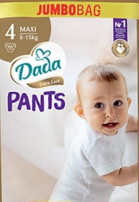 Pieluchomajtki DADA EXTRA CARE PANTS 4 MAXI 66 szt