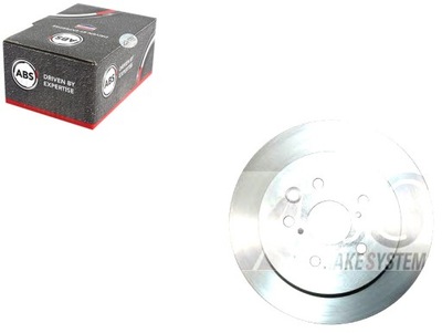 A.b.s. гальмівні диски гальмівні 2szt lexus gs 450h gws191 фото №1