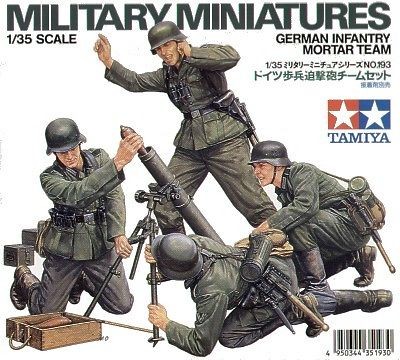 TAMIYA German Infantry Mortar Team