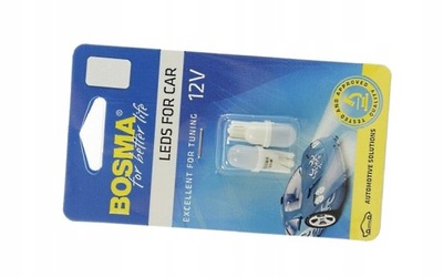 LUZ BOSMA 12V 1*LED ESTÁNDAR T10 BLANCA 6000K M  