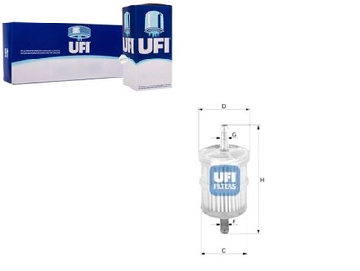 Ufi 31.028.00 фильтр топлива фото №1
