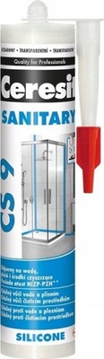 Silikon sanitarny Ceresit biały 280 ml cs9