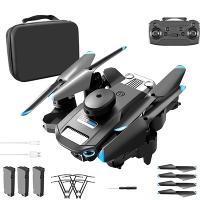 DRON Z 2 KAMERY 4K MINI RC QUADCOPTER ZABAWKA + 3 BATERIA