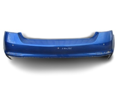 Skoda rapid spaceback 5jj бампер задний 5jj807421 - отверстия pdc - полный хороший фото №1