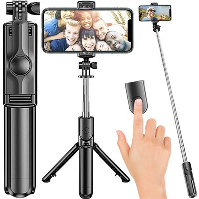 Monopod kijek do selfie statyw 2w1 + pilot