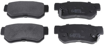 Тормозные колодки задняя getz magentis matrix santa fe i sonata sportage 2 trajet tucson фото №1