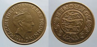 B457. DANIA, 20 KORON, 1996