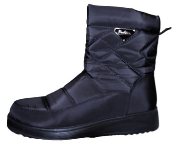 OCIEPLANE ŚNIEGOWCE WODOODPORNE CZARNE r.39