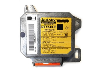 Модуль датчик подушка безопасности renault scenic 550509900 фото №1