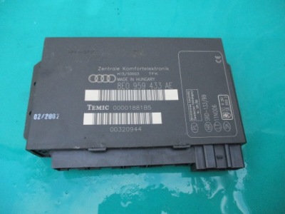 Audi a4 b6 модуль комфорта 8e0959433ae фото №1