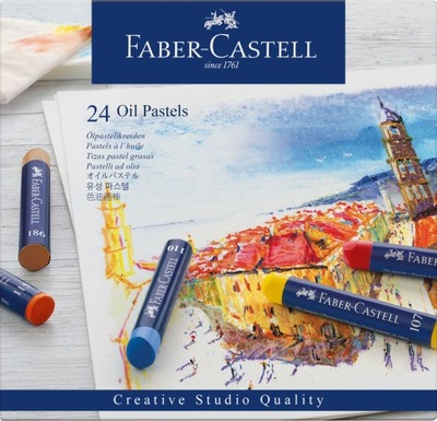 Pastele olejne Faber-Castell CREATIVE STUDIO 24 kolory