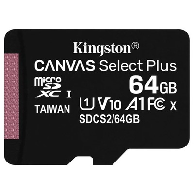 Karta pamięci Kingston memoria MicroSD-64GB
