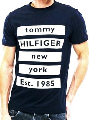 TOMMY HILFIGER t-shirt Tee męska koszulka - M