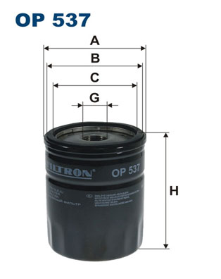 FILTRON OP 537 FILTRO ACEITES  