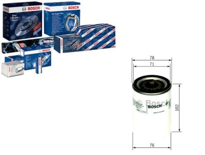 Bosch фільтр оливи 5017808 93156542 1109c4 фото №1