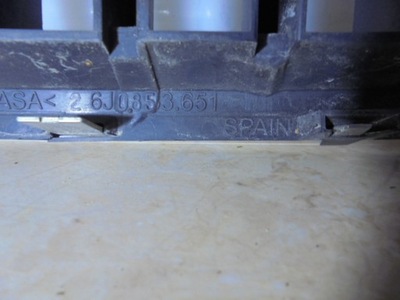 Решітка радіатора решітка радіатора решітка радіатора seat ibiza iv 6j0853651 фото №1