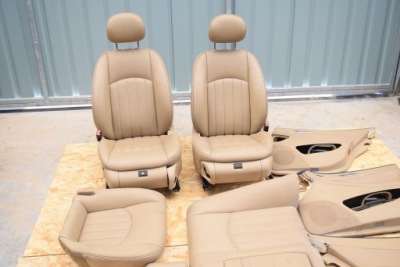 Mercedes w219 оббивка сидіння сидіння uk шкіра комплект фото №1