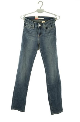 JEANSY DAMSKIE LEVIS 714 STRAIGHT W24L32