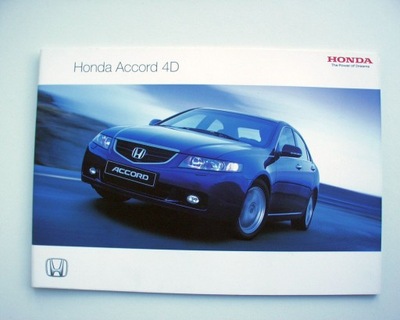 Honda Accord 4D VII generacja (2002-2008) j.polski 