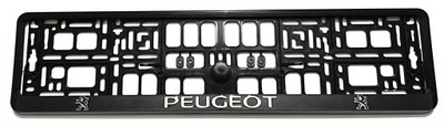 CUADRO PARA TABLAS REJESTRACYJNEJ PEUGEOT INSCRIPCIÓN CROMO 3D  