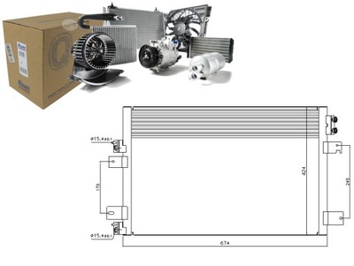 Nissens 940151 конденсатор, кондиціонер фото №1