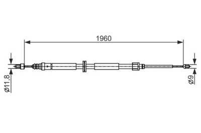 1987482432/BOH CABLE FRENOS DE MANO  